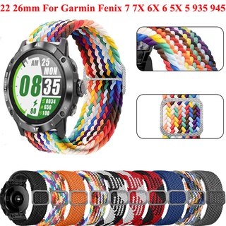 สายนาฬิกาข้อมือ 22 26 มม. สําหรับ Garmin Fenix 7 7x 6 6x Pro 5x 5 Plus 3 3hr Forerunner 935 945