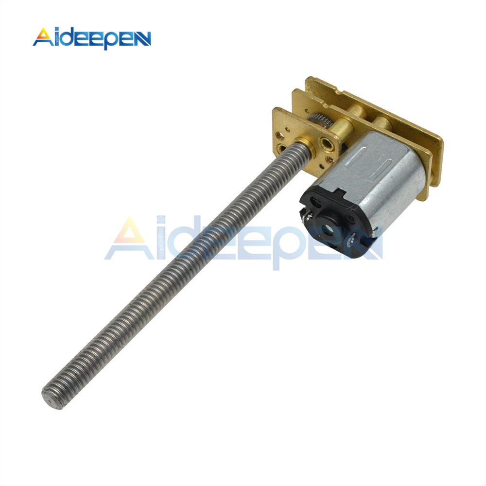 GA1024-N20 DC 3V 6V 12V Micro Speed Motor with Metal Gearbox Wheel 15 60 100 150 200 400 600 1000RPM