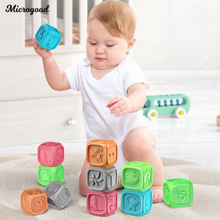 tumama บล็อคตัวต่อของเล่นเสริมการเรียนรู้สําหรับเด็ก 10 ชิ้น