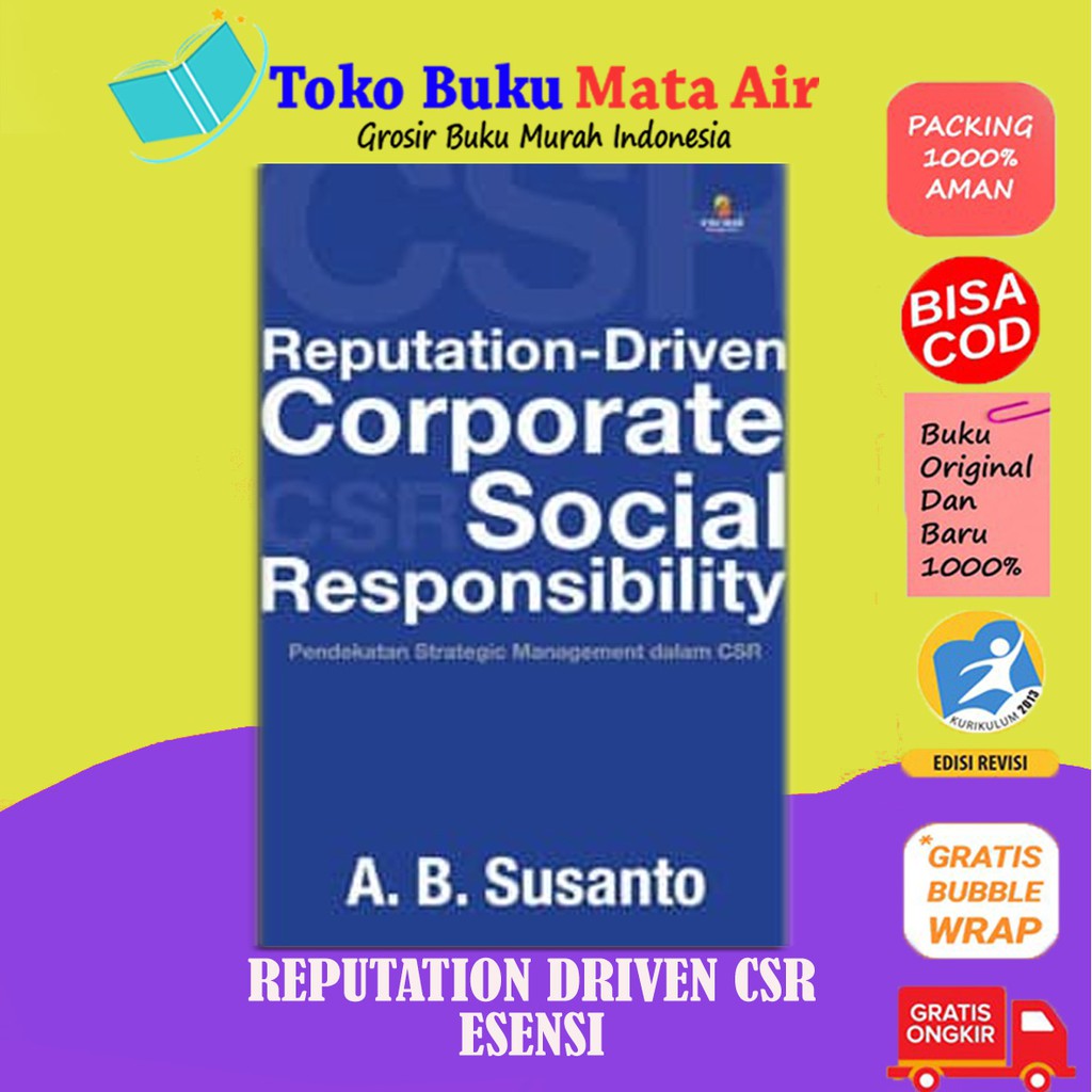 ORIGINAL REPUTATION DRIVEN CSR - SUSANTO ESSENCE