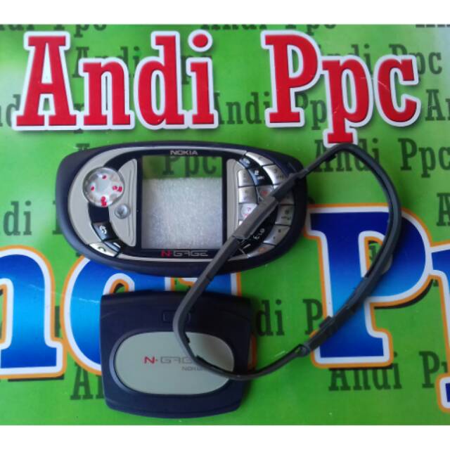 Nokia N-GAGE qd Ngage qd Navy Blue และปลอกยาง