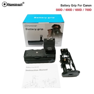 Battery Grip Shutter B รุ่น CANON 550D/600D/650D/700D (BG-E8 Replacement)