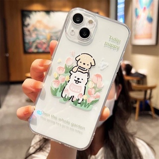 สอบถามก่อนกดสั่ง เคสใส เคสใสปุ่มเงิน ใส เคสหมา เคสหมาชิบะ เคสขอบนิ่มหลังแข็ง เคสโทรศัพท์ เคสดอกไม้ ดอกไม้ เคสดอกทิวลิป