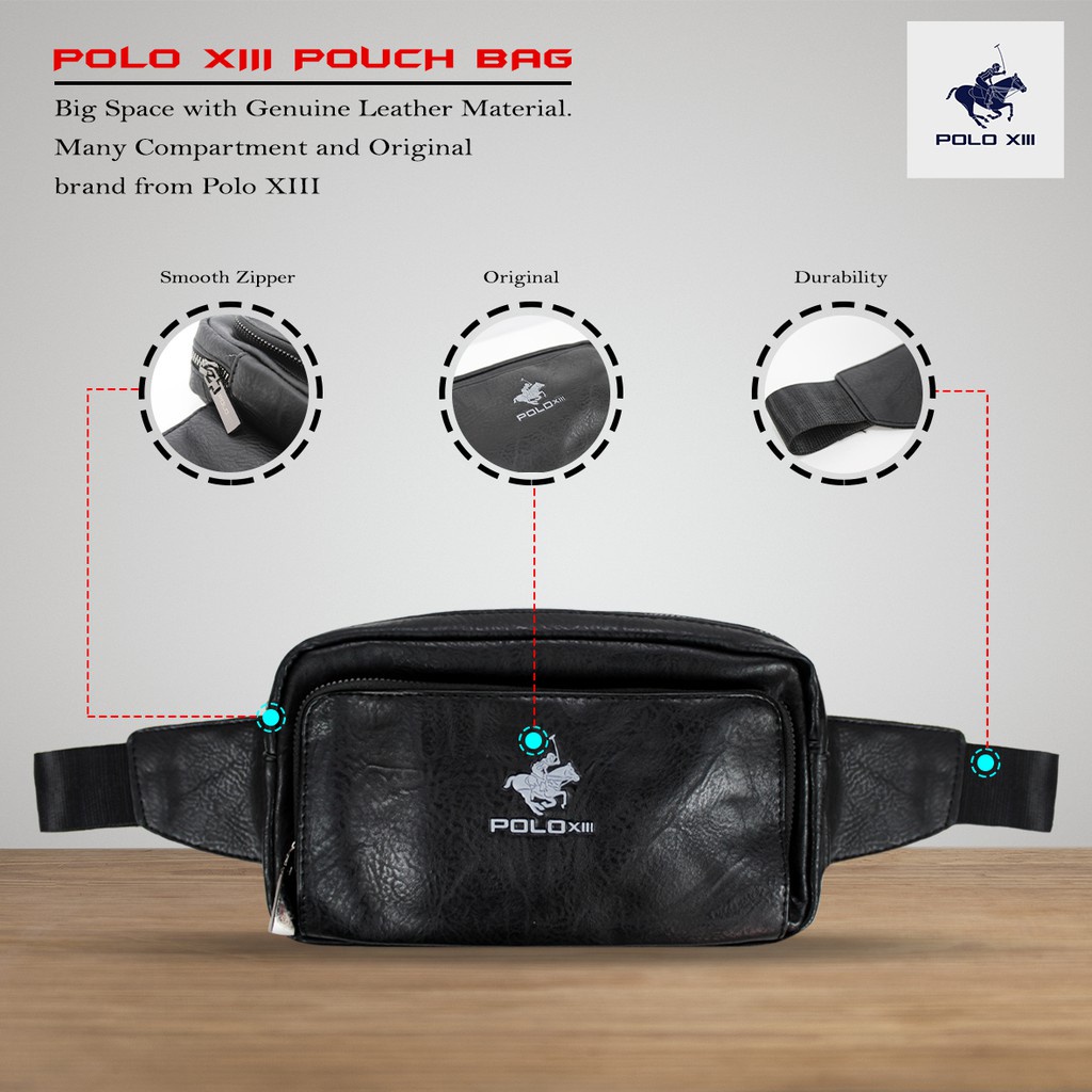 [HanaDel Online Store]{VP32} กระเป๋าหนัง Polo XII มีสไตล์