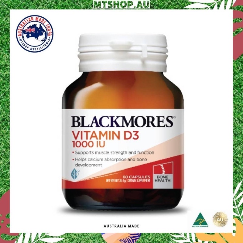 Blackmores Vitamin D3 1000IU, ภูมิคุ้มกันสุขภาพกระดูก Bone Health Immunity