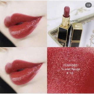  Tom Ford Lip Color 1g สี 16 scarlet rouge (มีกล่อง)