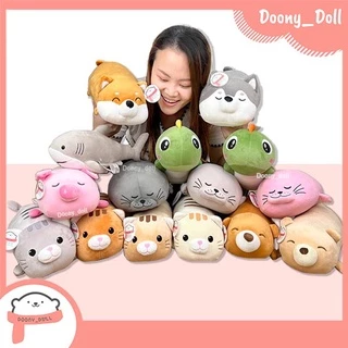 📍พร้อมส่ง!! มี28ลาย 📍ตุ๊กตาขนาด 12นิ้ว ชิบะอ้วน ไซบีเรียนอ้วน ฮัสกี้อ้วน หมูอ้วน นุ่มนิ่มม