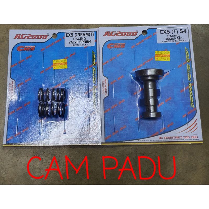 EX5 WAVE W100 CAMSHAFT S4 + SPRING VALVE CMS RACING 100%ORIGANAL