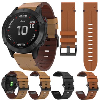 สายนาฬิกาข้อมือหนังเคสมือถือป้องกันรอยสําหรับ Garmin Fenix 6 / 6 Pro / Fenix 5 / 5 Plus / Fenix 935 / 945 / Garmin Quatix 5