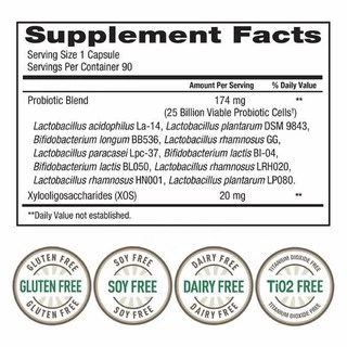 Trunature Women's Daily Probiotic, 90 Vegetarian Capsules โพรไบโอติกสำหรับผู้หญิง (made in USA)