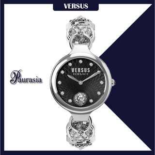 [ของแท้] Versus by Versace นาฬิกาข้อมือ ผู้หญิง รุ่น Versus S27020017 Broadwood Black Dial SS Bracelet paurasia ปอเรเซีย