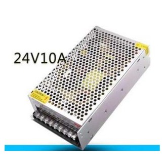 Di shop Switching Power Supply สวิตชิ่งเพาเวอร์ซัพพลาย 24V 10A 240W(สีเงิน)