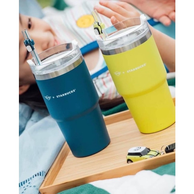 starbucks korea stanley  x mini cooper