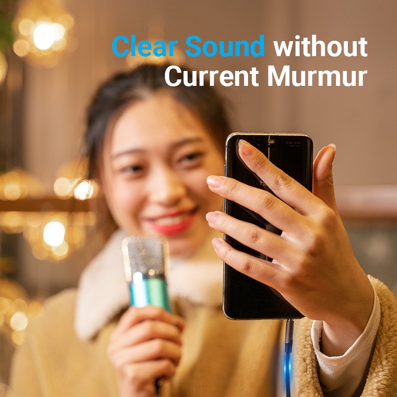 Vention Live Streaming Cable Micro Usb ถึง 3.5 มม.V8 การ์ดเสียงแถบร้องเพลงไมโครโฟนบันทึกสําหรับคาราโอเกะ