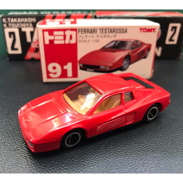 Tomica โลโก้แดง no91 Ferrari Testarossa