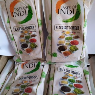 เกลือดำหิมาลัยป่นละเอียดTaste of INDIA Black Salt Power 500g.