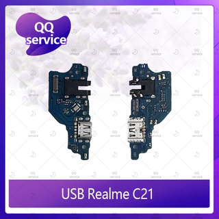 USB Realme C21 / C20 / C11 2021 อะไหล่สายแพรตูดชาร์จ แพรก้นชาร์จ Charging Connector Port Flex Cable QQ service