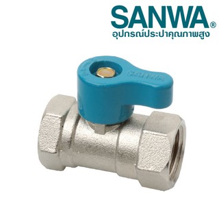 Sanwa มินิบอลวาล์ว 1/2 นิ้ว ( เกลียวนอก+เกลียวนอก ) รุ่น BV15MM