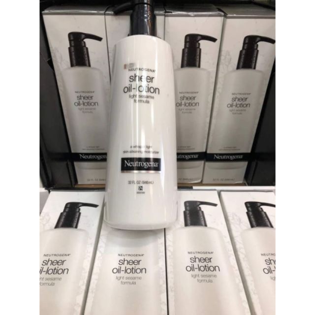 neutrogena sheer oil lotion