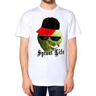 เสื้อยืด พิมพ์ลาย Sprout Life Thug Gangsta แฟชั่นสําหรับผู้ชาย