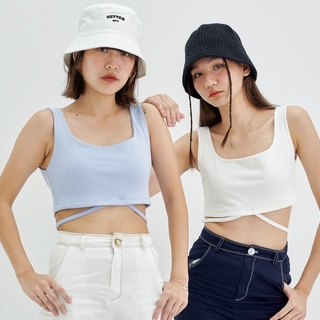 Cool Jeans_เสื้อครอปมีเชือกผูก_Nineties Design_Felix Crop