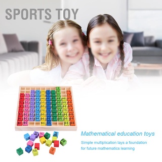 Sports Toy บล็อกตัวต่อไม้ของเล่นเสริมการศึกษาสําหรับเด็ก 10x10