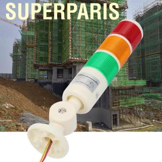 Superparis ไฟ LED เตือนความปลอดภัย 24 โวลต์ แบบพักได้ สำหรับเขตก่อสร้าง อุตสาหกรรม