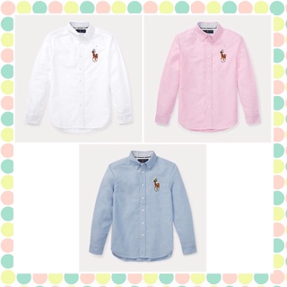 **Best Seller** 🌈Ralph Lauren Polo Big Pony Cotton Oxford Shirt (Boy Size 8-20)