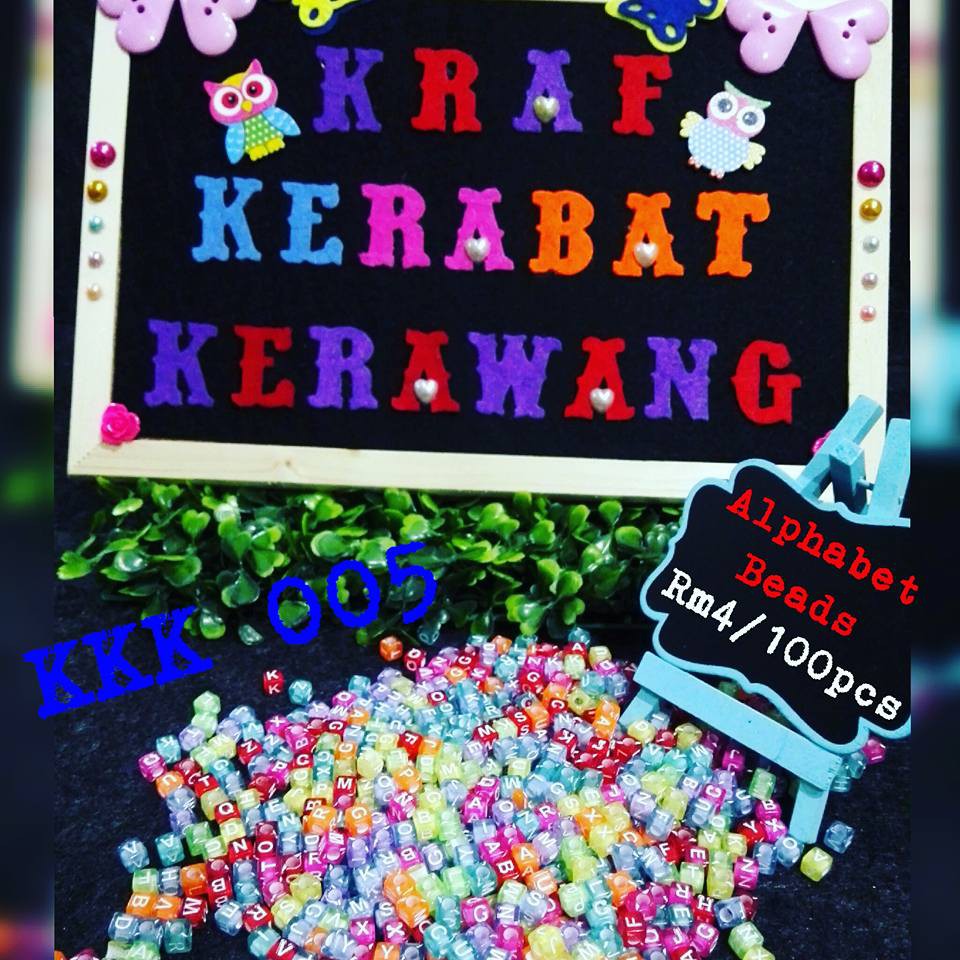 ALPHABET BEADS CUBE 100 ชิ้น