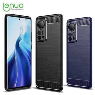 เคสโทรศัพท์มือถือ ซิลิโคนนิ่ม คาร์บอนไฟเบอร์ กันกระแทก สําหรับ Xiaomi 11 Lite 11 Ultra 11 Pro 12 Pro 12 Ultra
