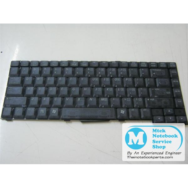 คีย์บอร์ดโน๊ตบุ๊ค BenQ U5000, Toshiba Satellite M18 M19 M21 - K011126E1 Keyboard Notebook (สีดำ, สิน