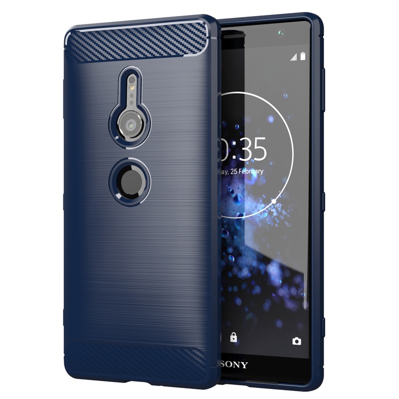 ป้องกันโทรศัพท์สําหรับ Sony Xperia XZ2 เคสซิลิโคนกันกระแทกสําหรับ Sony Xperia XZ2 ยืดหยุ่น TPU ยางกรณี Coque Fundas
