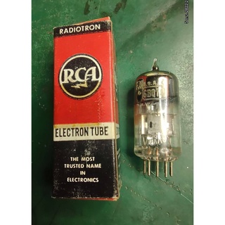 RCA 6BQ7A  หลอดสูญญากาศ หลอดปรีแอมป์ ผลิตอเมริกา สินค้าใหม่NOs/NIB ไม่เคยใช้งาน มีการรับประกัน