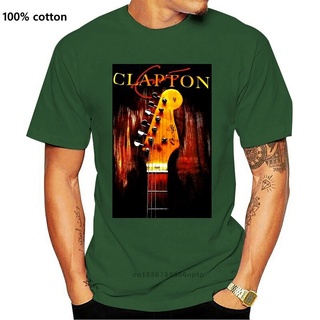 ขายดี!ขายดี เสื้อยืดลําลอง แขนสั้น คอกลม พิมพ์ลาย Eric Clapton สีดํา สําหรับผู้ชาย Pphbol22Clmbg79S-5XL