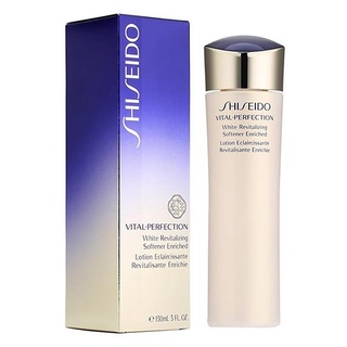 Shiseido Vital Perfection White Revitalizing Softener Enriched Lotion 150ml ผลิตภัณฑ์โลชั่นบำรุงผิวหน้าสูตรพรีเมี่ยม