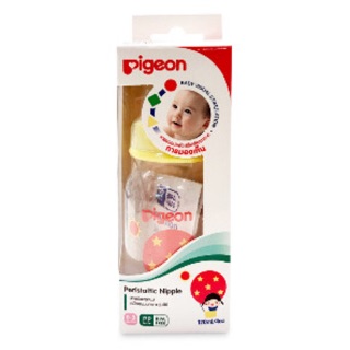 Pigeon พีเจ้น ขวดนม RPP ลายพัฒนาการ 4oz จุกนมเสมือนนมมารดา รุ่นมินิ Size S