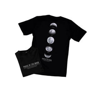 เสื้อยืด SoulStreet Clothing ลาย PHASE OF THE MOON สีดำ ขนาด M-4XL