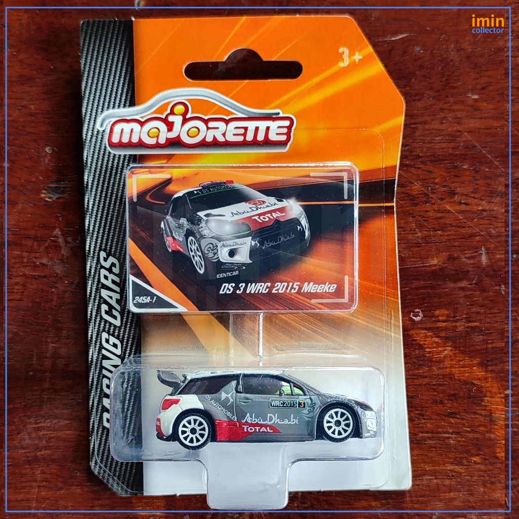 รถเหล็ก Majorette [ CITROEN  DS 3 WRC 2015 Meeke ] 1/64