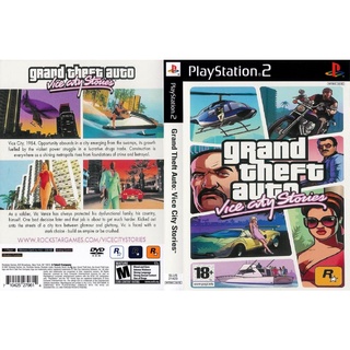 แผ่นเกมส์ PS2 Grand Theft Auto Vice City Stories   คุณภาพ ส่งไว (DVD)