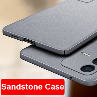 เคสแข็ง PC เนื้อแมตต์ บางพิเศษ กันกระแทก สําหรับ VIVO V23 5G