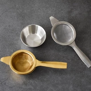 HONE 1 ชุดกรอง Fine Reusable กาน้ําชา Infuser พร้อมที่จับกาแฟสแตนเลส