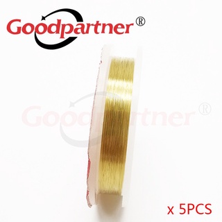 Goodpartner อะไหล่สายทังสเตนอิเล็กโทรด 0.06 มม. สีทอง สําหรับเครื่องปริ้นท์ CORONA Wire Kyocera Samsung Xerox HP Canon 5 ชิ้น