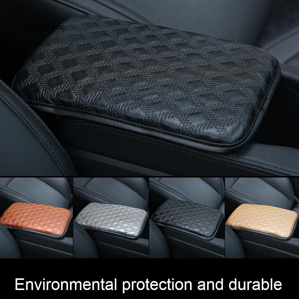 AUTO ACCESSORIES CAR Center Armrest Console Box Leather Soft Cushion Pad Cover