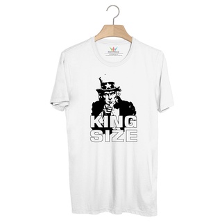 BP269 เสื้อยืด King Size of Uncle Sam