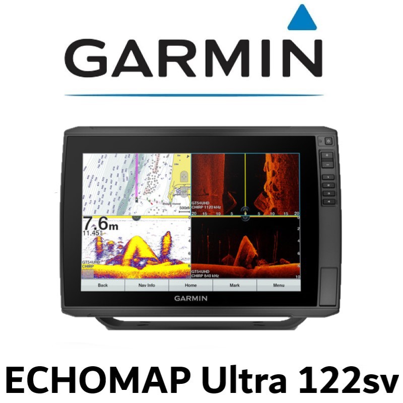 เครื่องหาปลา + GPS รุ่น ECHOMAP Ultra 122sv + GT54UHD-TM