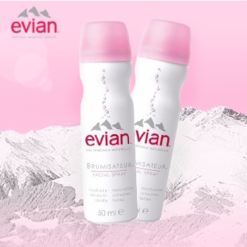 Evian เอเวียง สเปรย์น้ำแร่ บำรุงผิวหน้า 50 มล.