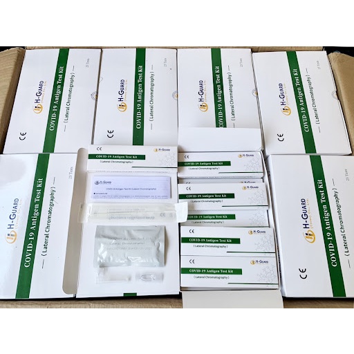 พร้อมส่ง???? ชุดตรวจATK ยี่ห้อ HGuard แบบแยงจมูก ผ่านมาตราฐาน Antigen