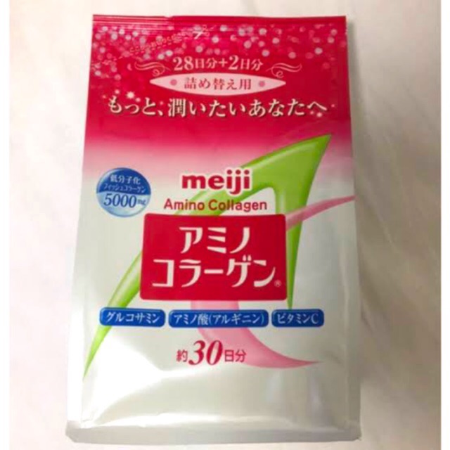 Promotion! Meiji Amino Collagen ชนิดเติม ทานได้ 30 วัน เข้มข้นด้วยคอลลาเจนสูงถึง 5000 มก จำนวนจำกัด #417