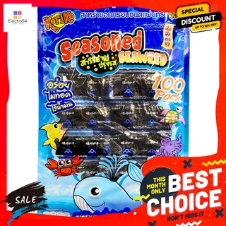 โกริโกะสาหร่ายปรุงรส 100 ซอง KORIKO SEASONED SEAWEED 100 SACHET