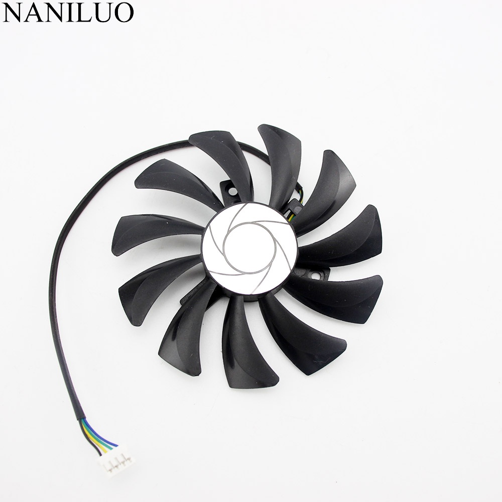 85 มม.4pin HA9010H12SF-Z RX460 4GB Cooler พัดลมเปลี่ยนสําหรับ MSI Inno3D P106 960 GeForce GTX 1060 A